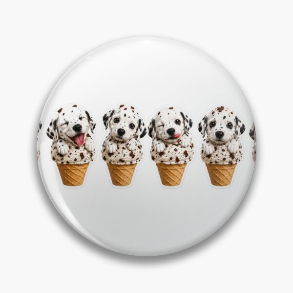Item preview, Dalmatian Ice Cream Puppies designed and sold by Snurly.