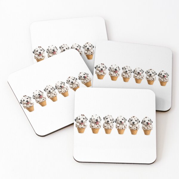 Item preview, Dalmatian Ice Cream Puppies designed and sold by Snurly.