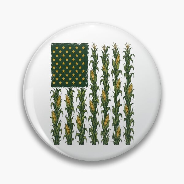 Item preview, American Flag Corn Field Farmer Patriotic on Back Farm Flag designed and sold by clothesy7.