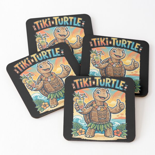 Item preview, Tiki Turtle designed and sold by Finding Source Designs.