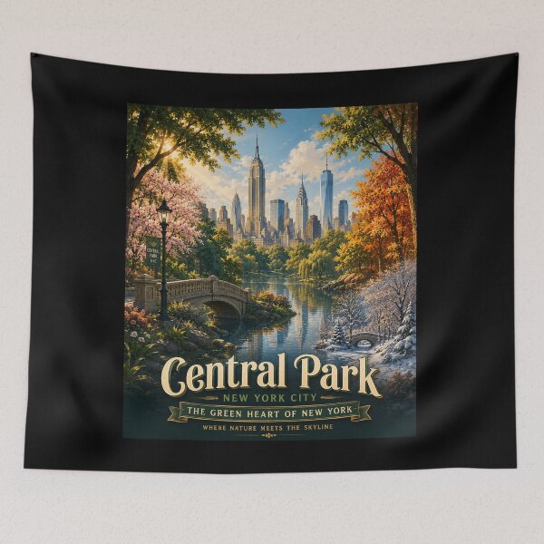 Item preview, Central Park New York City Travel Poster designed and sold by Dikshant Goyal.
