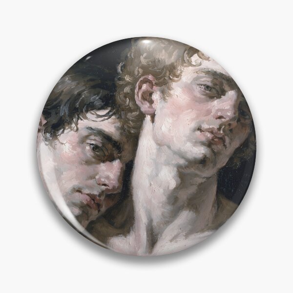 Item preview, Devotion - Neo-Classical Oil Painting of Two Men designed and sold by gayishdesign.