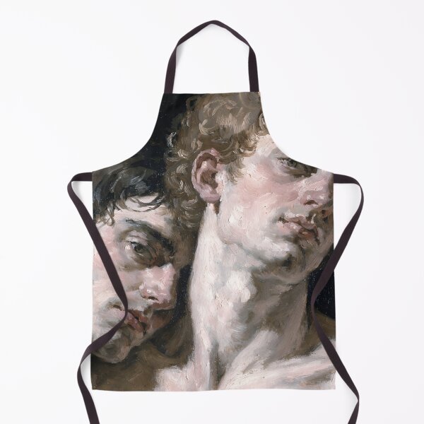 Item preview, Devotion - Neo-Classical Oil Painting of Two Men designed and sold by gayishdesign.