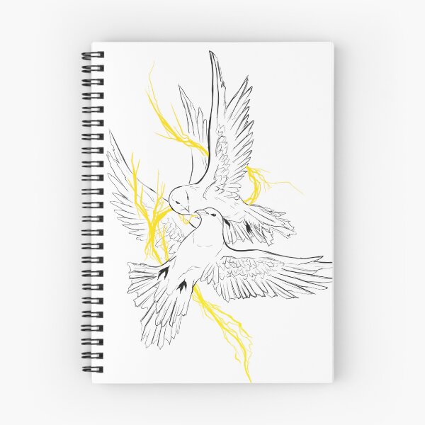 Item preview, Copy of Copy of Love Birds – Romantic Doves Line Art Illustration designed and sold by Evv_u.