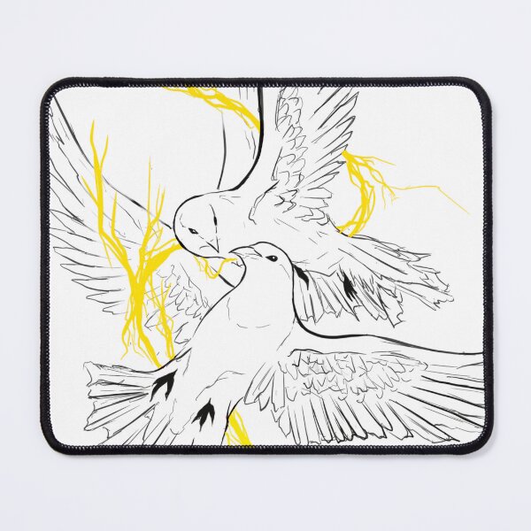 Item preview, Copy of Copy of Love Birds – Romantic Doves Line Art Illustration designed and sold by Evv_u.