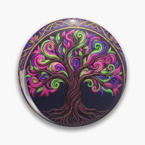 Item preview, Celtic Tree Of Life Vibrant Patch Ar designed and sold by Azurart2.