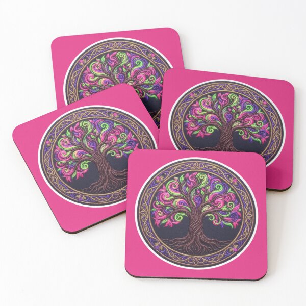 Item preview, Celtic Tree Of Life Vibrant Patch Ar designed and sold by Azurart2.