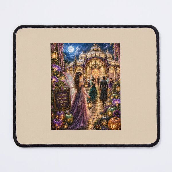 Item preview, Arrival at the Enchanted Greenhouse Halloween Ball designed and sold by Novel Works Studio.