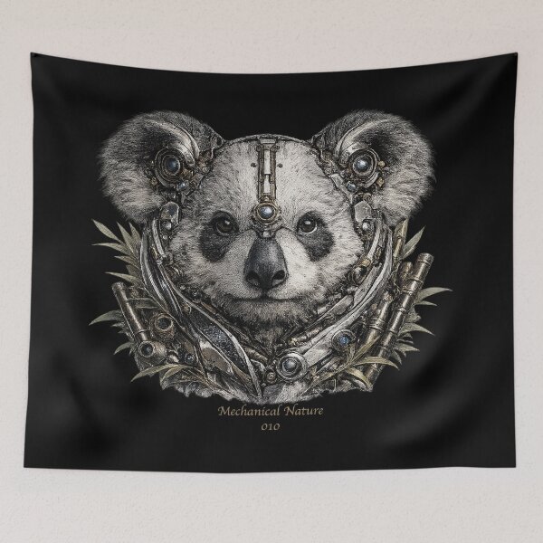 Item preview, Mechanical Nature 010 – Cybernetic Koala | Biomechanical Koala | Futuristic Mechanical Wildlife Art designed and sold by getpressedshirt.