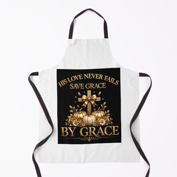 Item preview, His Love Never Fails, Saved By Grace - Luxury Gold Cross & Pumpkins designed and sold by KINGDOM GOLD STUDIO.