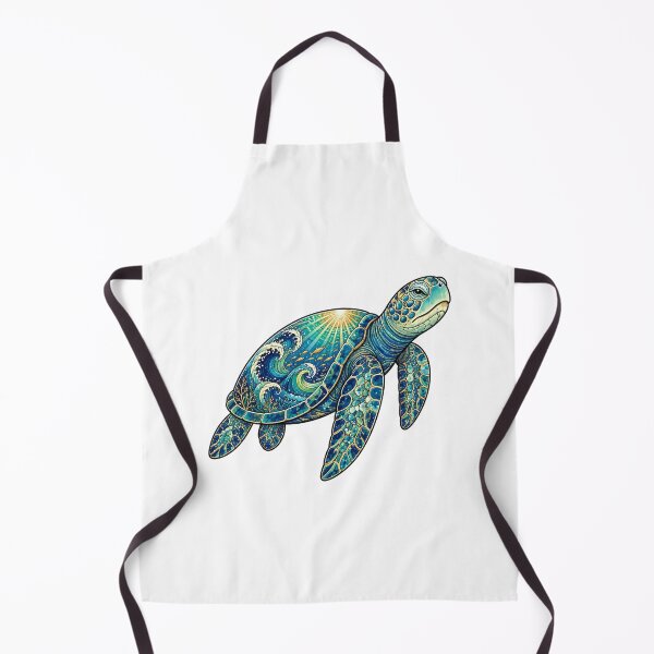 Item preview, Elegant Sea Turtle | Ocean Paradise designed and sold by Zaru Art Studio.