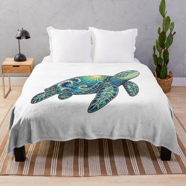 Item preview, Elegant Sea Turtle | Ocean Paradise designed and sold by Zaru Art Studio.