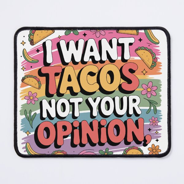 Item preview, Funny Taco Quote T‑Shirt – Cute Colorful Food Graphic Tee for Girls & Women designed and sold by Zebaiche.