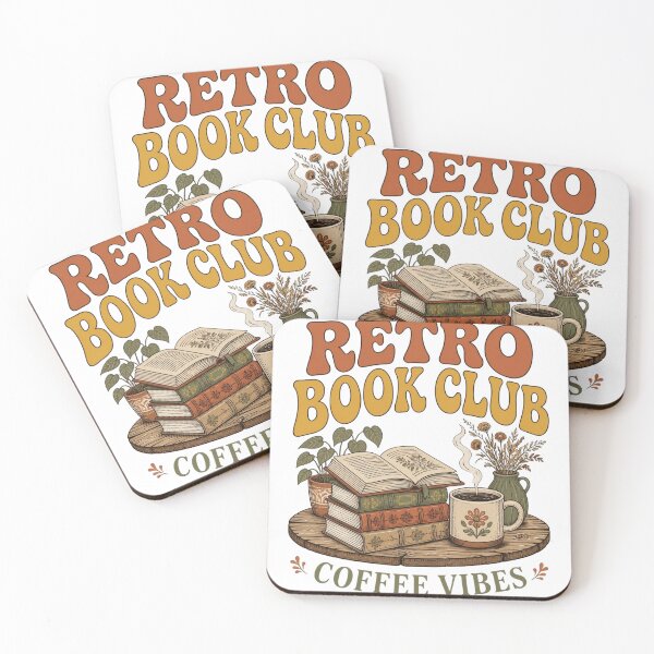 Item preview, Retro Book Club Coffee Vibes Vintage Reader designed and sold by Coffread.