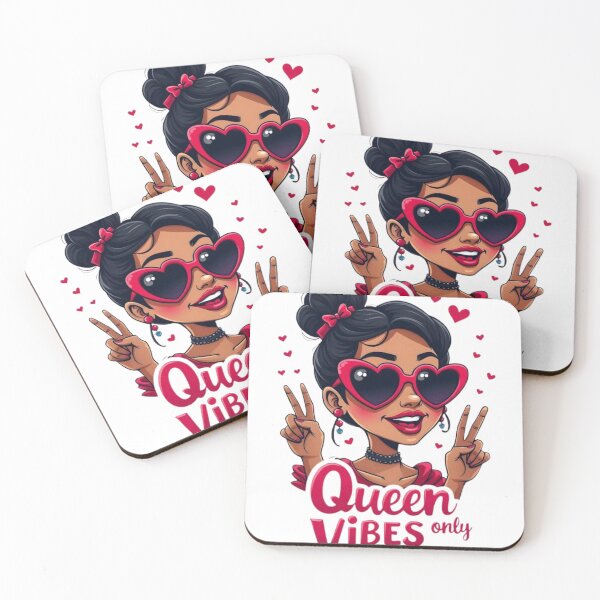 Item preview, Queen Vibes Only | Confident Girl Aesthetic Graphic Tee designed and sold by RajDeals.
