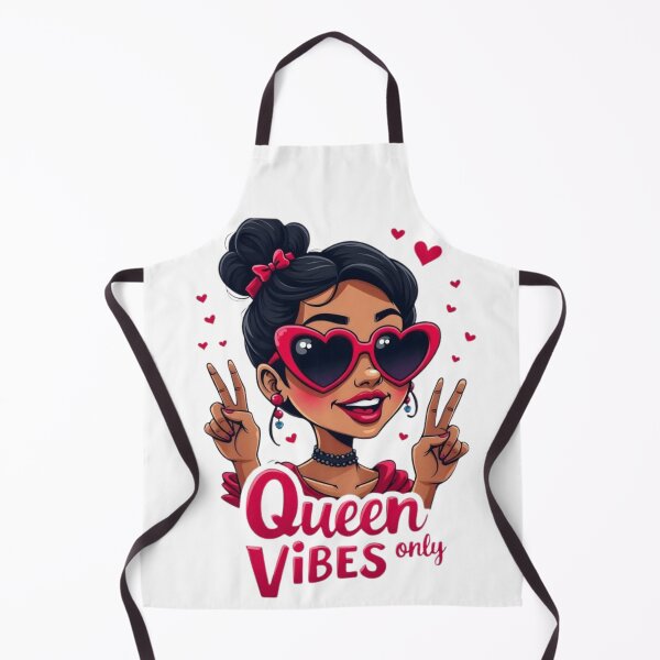 Item preview, Queen Vibes Only | Confident Girl Aesthetic Graphic Tee designed and sold by RajDeals.