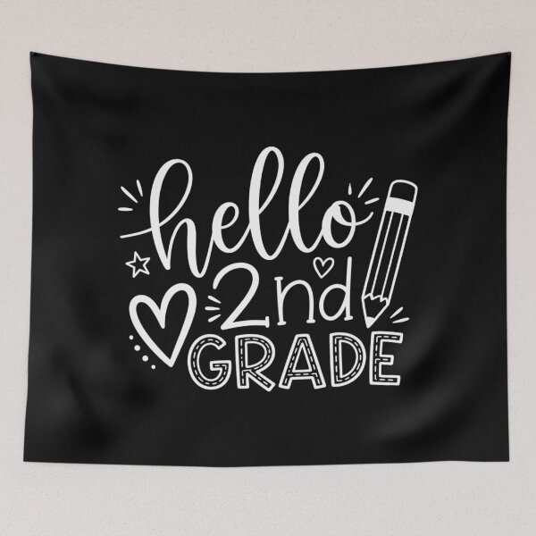 Item preview, Hello Second Grade, Second Grade, 2nd Grade,Teacher, Gifts For Teachers, First Day of School,Back to School designed and sold by Quiajia.