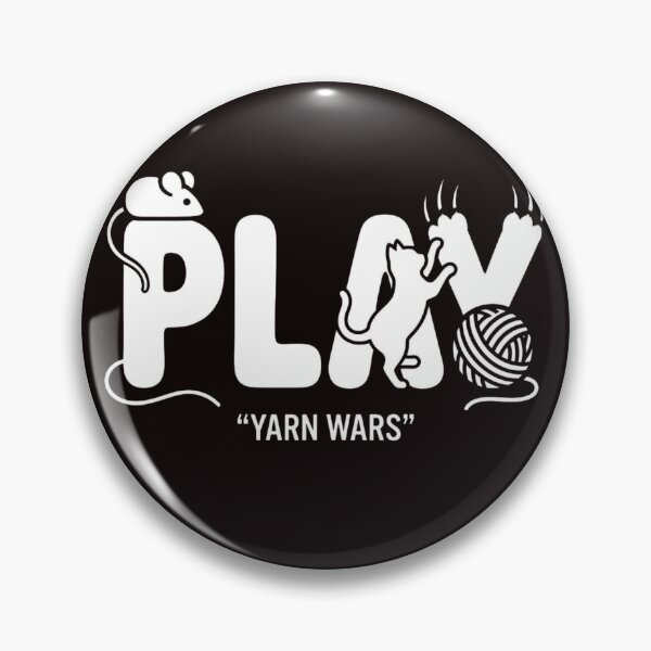 Item preview, Play Yarn Wars Cat designed and sold by GiggleInkTees.