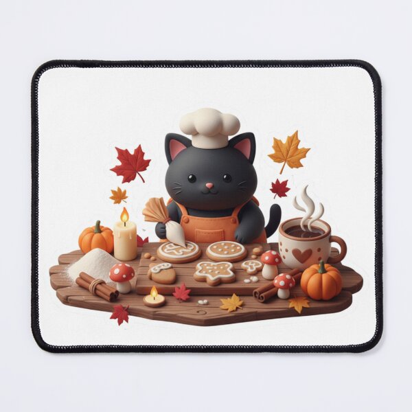 Item preview, Cute Black Cat Paker | Cozy Halloween Coding Sticker designed and sold by FatmaAhmed90.