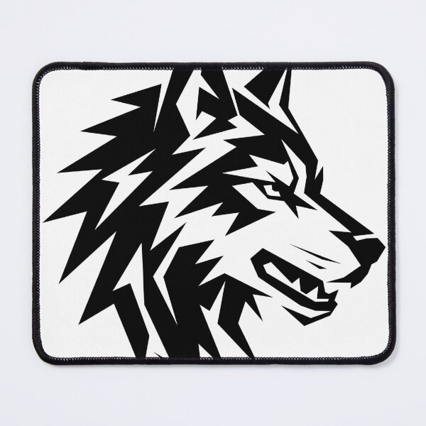 Item preview, Angular Geometric Wolf Head designed and sold by matybrak.