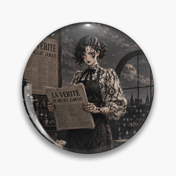 Item preview, Vivianne – Superheroine of Truth | Mysterious Illustration designed and sold by Chamalion.