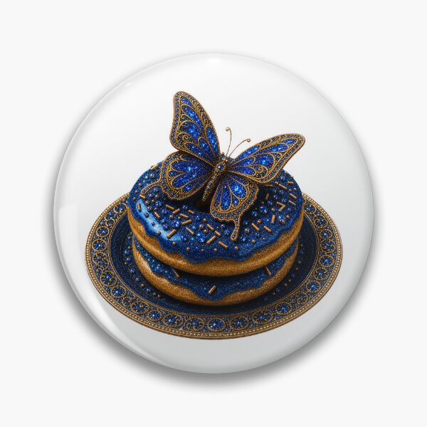 Artikelvorschau, Luxuriöse Donut-Schmetterlings-Druckvorlage (PNG) | Käfer, Motte & Raupe – Gothic-Fantasy-Kunst entworfen und verkauft von Mnrrstudio.