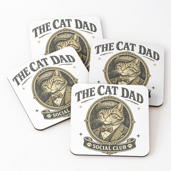 Item preview, The Cat Dad Social Club designed and sold by teemix.