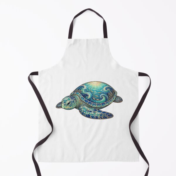 Item preview, Peaceful Sea Turtle | Ocean Paradise designed and sold by Zaru Art Studio.