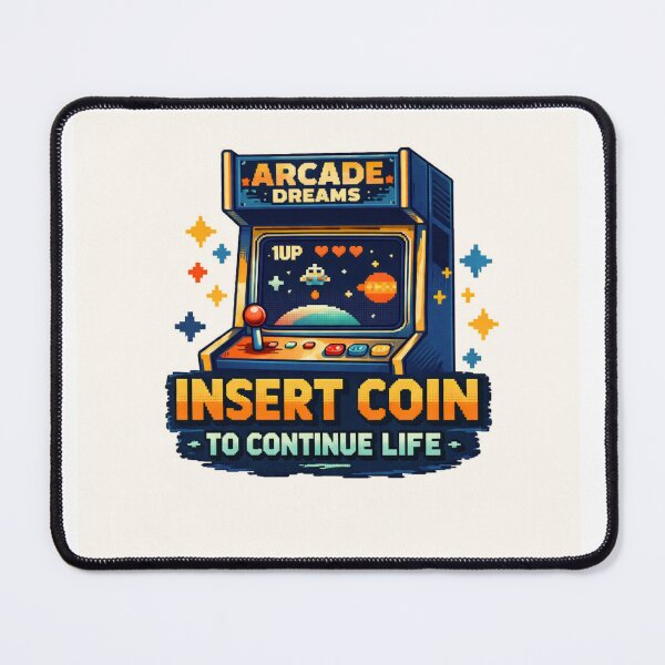 Item preview, Arcade Dreams – Insert Coin to Continue Life designed and sold by Selfique Bloom.