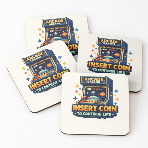 Item preview, Arcade Dreams – Insert Coin to Continue Life designed and sold by Selfique Bloom.