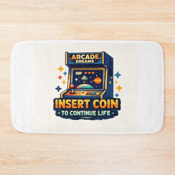 Item preview, Arcade Dreams – Insert Coin to Continue Life designed and sold by Selfique Bloom.