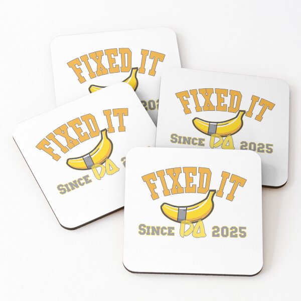 Item preview, Fixed It Funny Banana Duct Tape Vintage Varsity Mascot Athletic College Humor Streetwear Graphic designed and sold by DesignArtist.ia.
