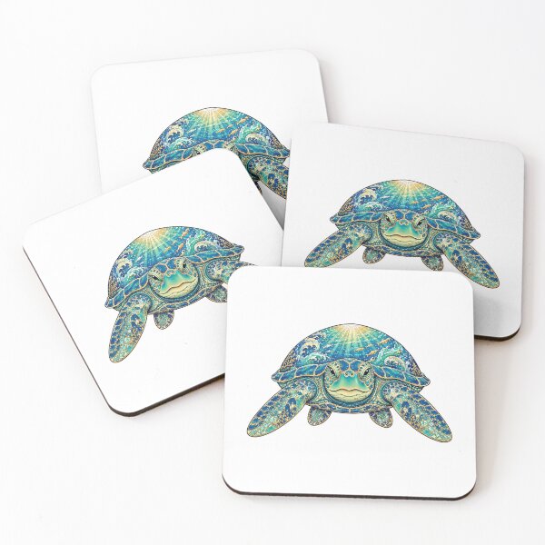 Item preview, Cute Sea Turtle Portrait | Ocean Paradise designed and sold by Zaru Art Studio.