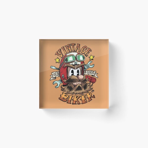 Item preview, Old school Biker vintage designed and sold by L'atelier de Grôchat.