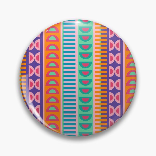 Item preview, Colorful Maximalist Boho Geometric Retro Abstract Pattern designed and sold by Volt Junkies.