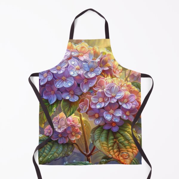 Item preview, Hydrangea Botanical Garden Art – Blue Lavender Floral Elegance designed and sold by MargaretWiktor.