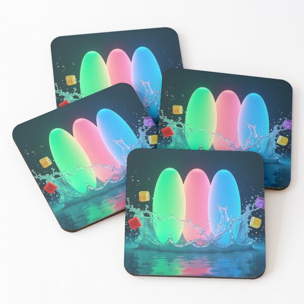 Item preview, Colorful Glowing 3D Digital Illustration. designed and sold by fbtrisha.