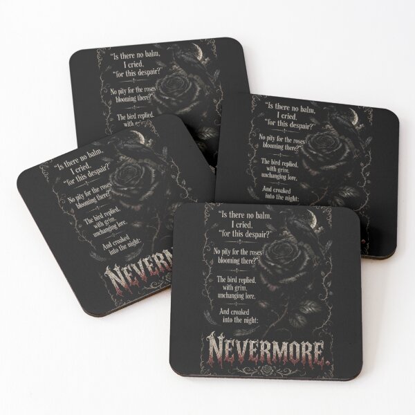 Item preview, Nevermore - Gothic Raven & Black Rose designed and sold by Megaera8.