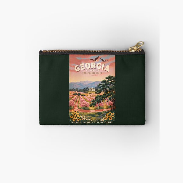 Item preview, Georgia Country Illustration Travel Art Vintage designed and sold by KrisSidDesigns.