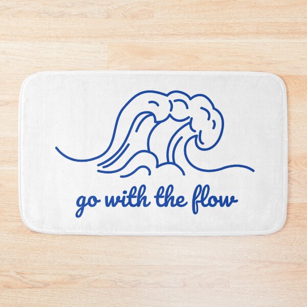 Item preview, Go With the Flow Ocean Wave, Summer Beach Line Art designed and sold by CHERRY--SHOP.