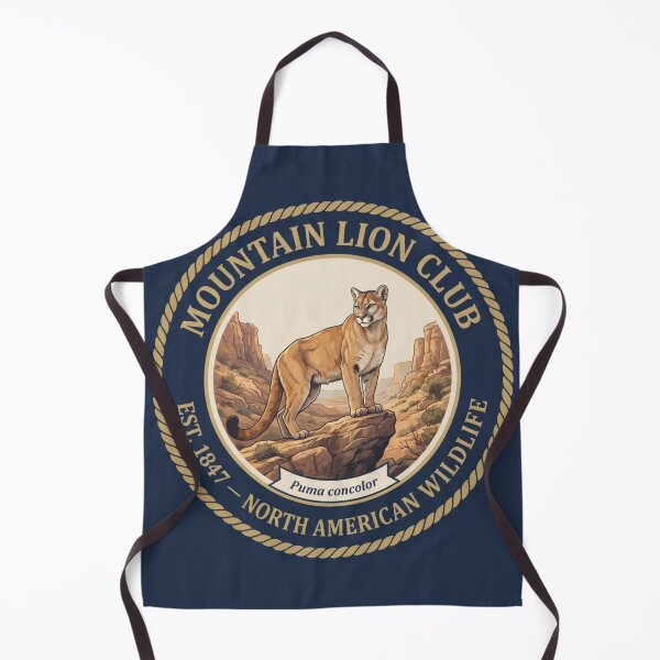 Item preview, Mountain Lion Club Vintage Badge North American Wildlife designed and sold by CalmCapy Co.