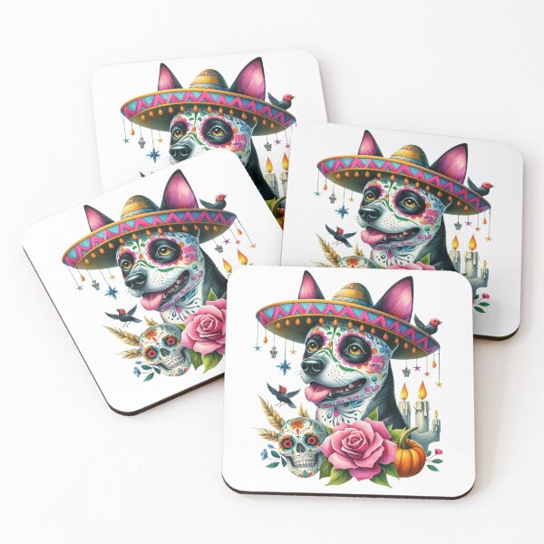 Item preview, Day of the Dead Dog Skull Aesthetic designed and sold by BriSher.