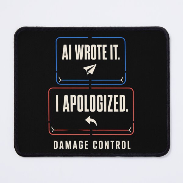 Item preview, AI Wrote It I Apologized – Funny AI Office Humor designed and sold by DirectiveOffice.