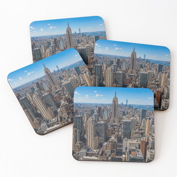 Item preview, New York City Skyline from Above designed and sold by MKDSN.