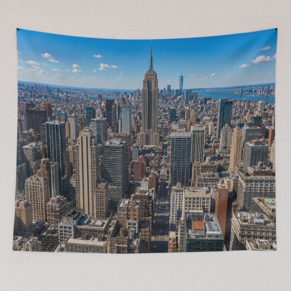 Item preview, New York City Skyline from Above designed and sold by MKDSN.