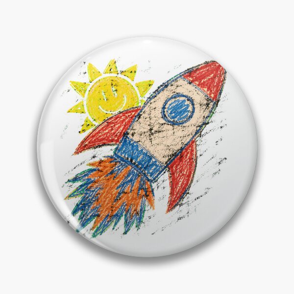 Item preview, Crayon Rocket Ship Launch For Little Astronauts designed and sold by chattsuede.