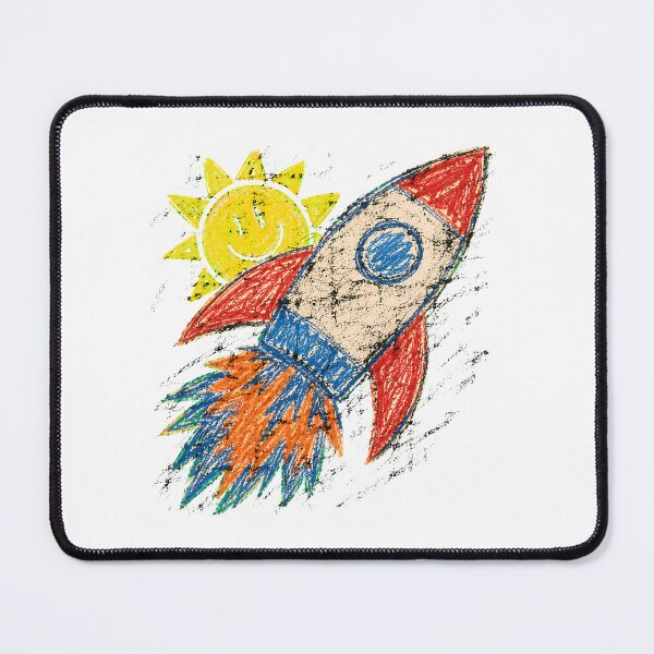 Item preview, Crayon Rocket Ship Launch For Little Astronauts designed and sold by chattsuede.