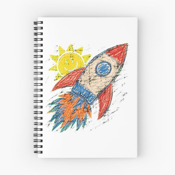 Item preview, Crayon Rocket Ship Launch For Little Astronauts designed and sold by chattsuede.