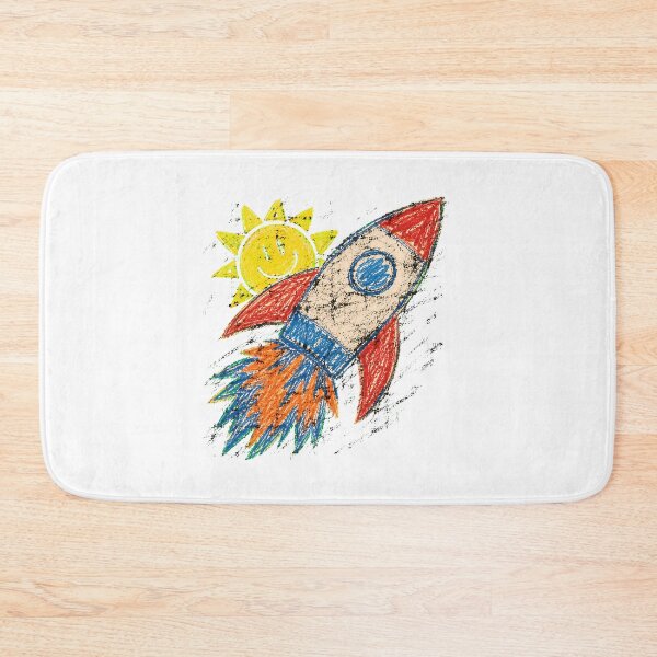 Item preview, Crayon Rocket Ship Launch For Little Astronauts designed and sold by chattsuede.