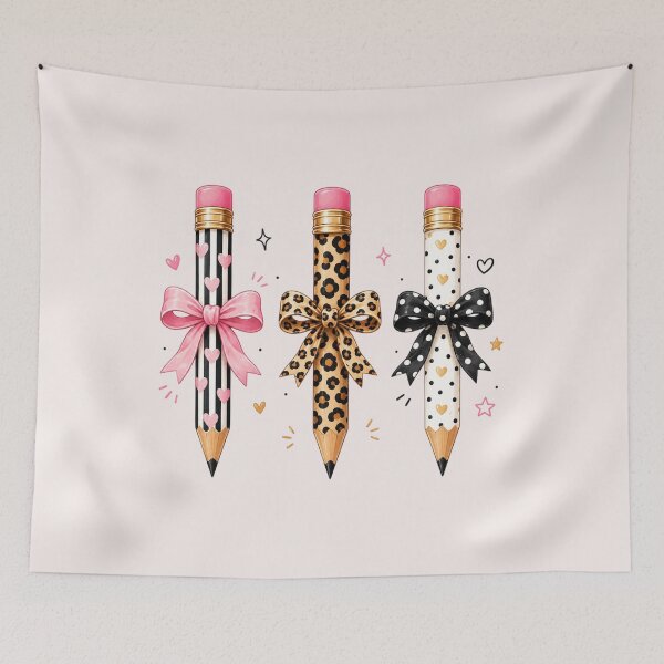 Item preview, Leopard Pencil Bow, Teacher Appreciation, Pencil Coquette, Funny School, First Day Of School designed and sold by Quiajia.